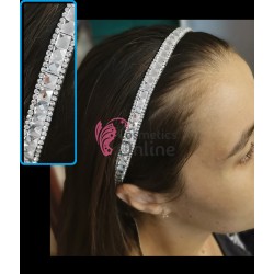 Bentita de par Strasuri Argintii pentru par L001